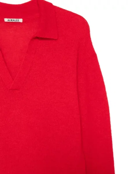 Sweter dziecięcy Auralee czerwony