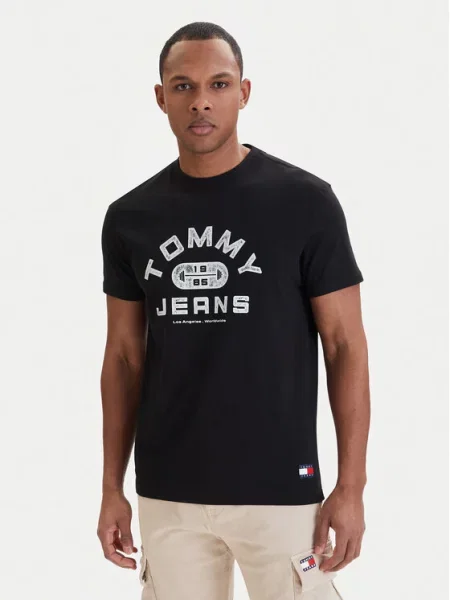 Tommy Jeans Majica črna
