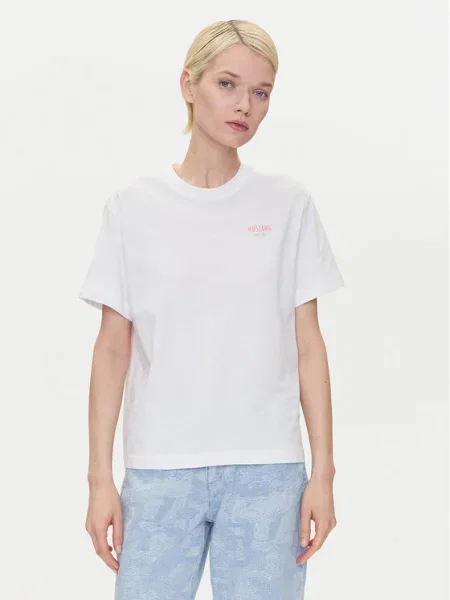 Mustang Tricou Floris alb