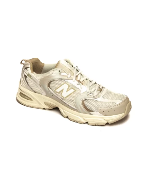 Trampki New Balance skórzane beżowe
