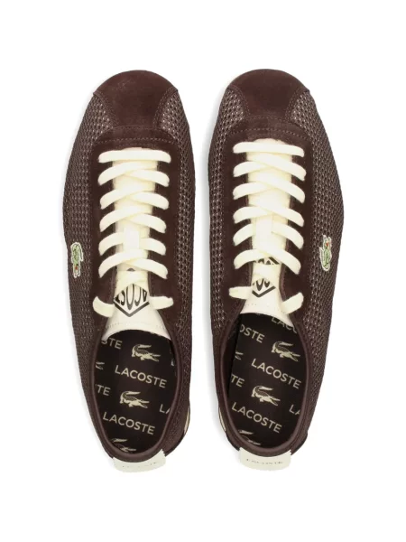 Szarvasbőr sneaker Lacoste autogrammal barna