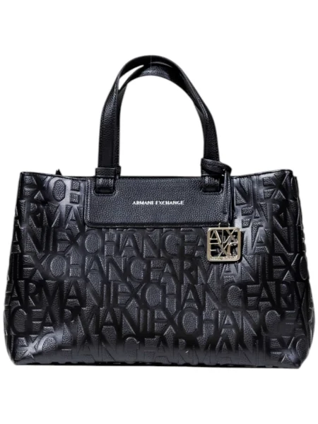 Geantă shopper Armani Exchange negru