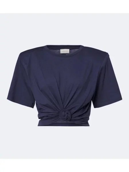 Decupat tricou Magda Butrym albastru