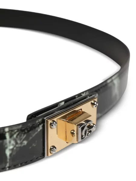 Curea Dolce & Gabbana cu imagine negru