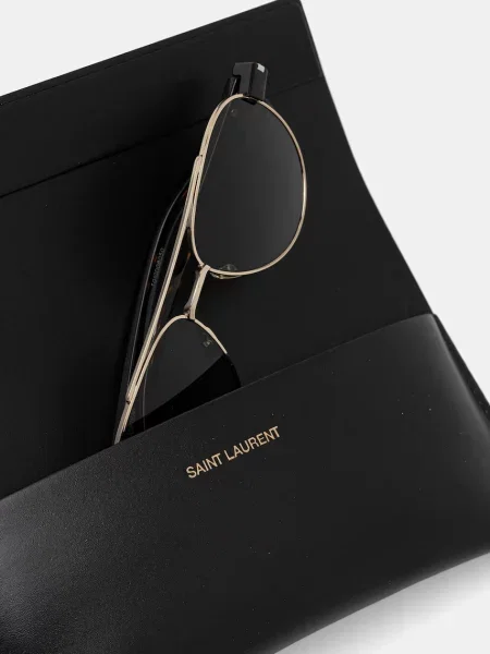 Saint Laurent ochelari de soare SL auriu