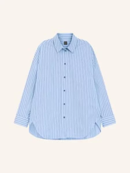 Boss Oversized Košile Bostatta tmavě / tmavě modrá