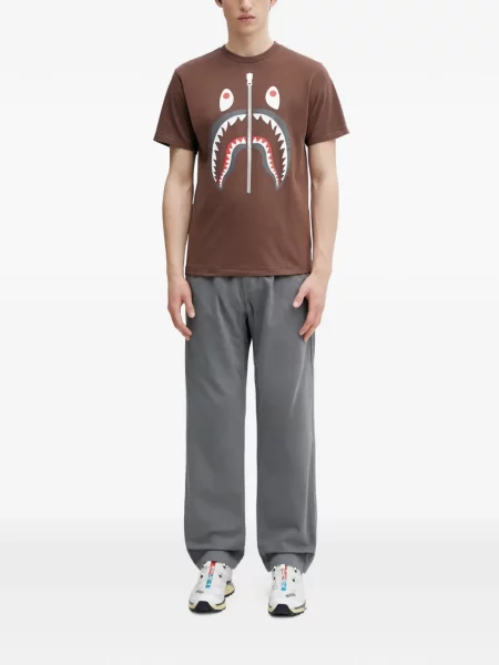 Tricou A Bathing Ape® cu imagine maro