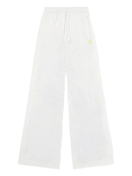 Pantaloni Off-white alb