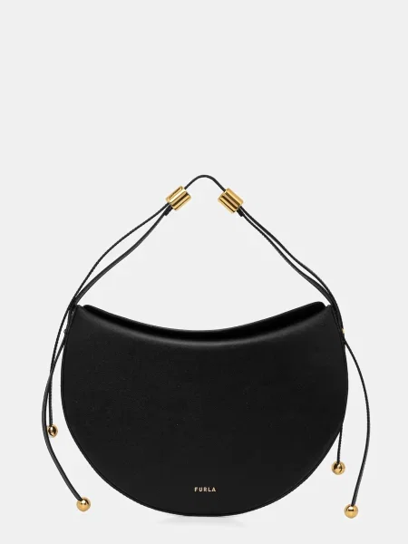 FURLA Geantă de umăr MOONSTONE' negru