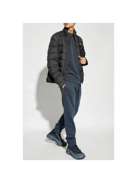 Kurtka puchowa Woolrich z mikrofibry czarna