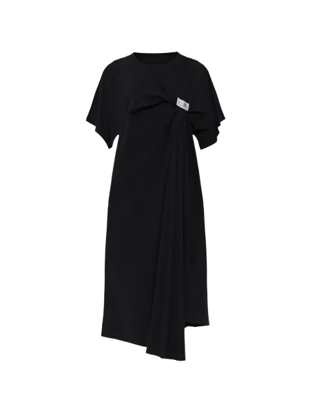 Rochie Mm6 Maison Margiela cu autograf negru