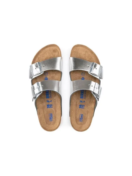 Pantofi Birkenstock argintiu