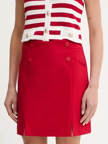 Morgan spódnica JEON mini ołówkowa JEON czerwony