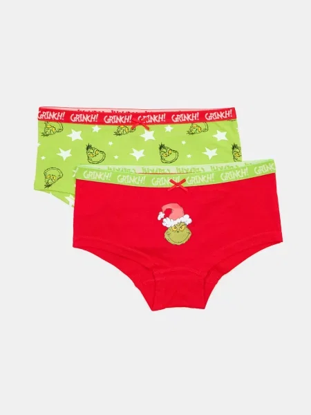 Sinsay Sada bokových kalhotek Grinch vícebarevná