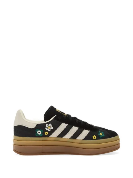 Τρέξιμο fleece μπλούζα Adidas με λαιμόκοψη v μαύρο