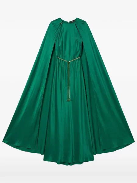 Cu centură rochie maxi Danamé verde