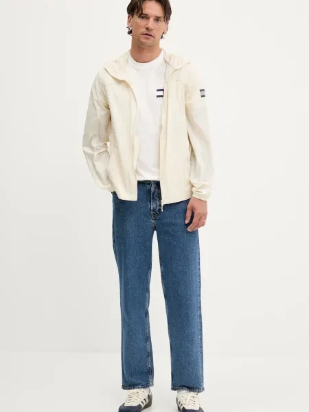Bunda Tommy Jeans béžová