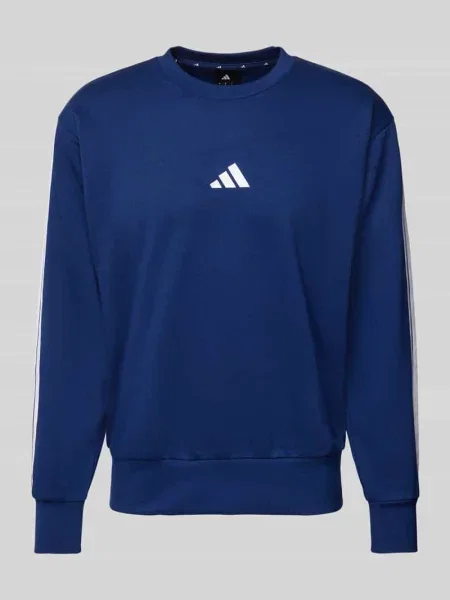 Bluza z wyhaftowanym logo Adidas Sportswear granatowa