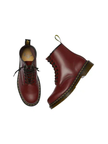 Bocanci Dr. Martens Smooth Vișiniu roșu