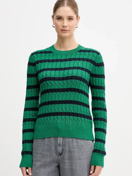 Tommy Hilfiger pulover de verde