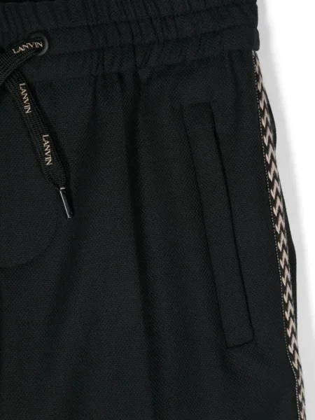 Spodnie dziecięce Lanvin Enfant czarne
