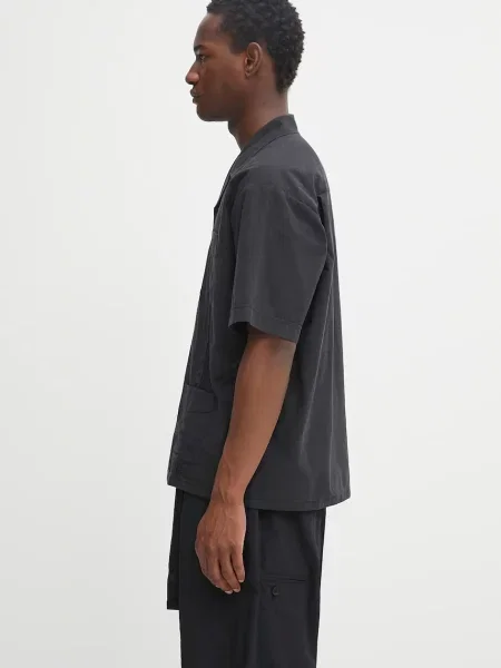 Πουκάμισο NEIGHBORHOOD guayabera shirt ss ανδρικό μαύρο