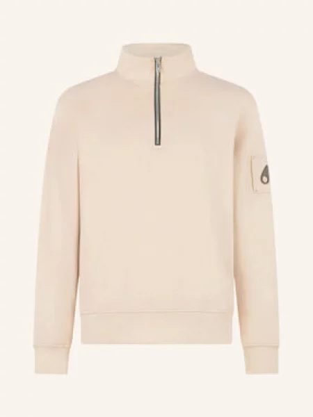 Moose Knuckles Bluza Dresowa Typu Troyer Hartsfield weiss