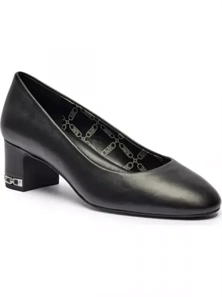 Michael Kors De piele pantofi cu JUNE FLEX MID PUMP negru