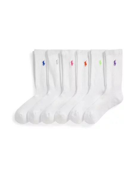 Polo Ralph Lauren Κάλτσες μπλε / ανοικτό γκρι / πράσινο νέον λευκό