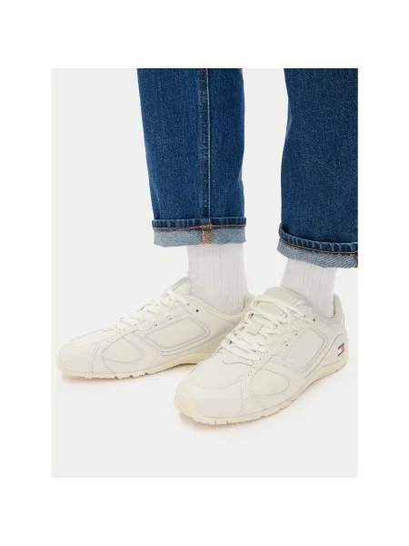 Superge Tommy Jeans Archive Lite Leather bela