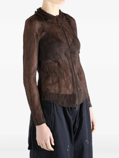 Top Issey Miyake plisat maro