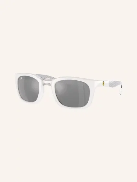 Ray-Ban Sluneční Brýle bílá/ tmavě šedá bílé