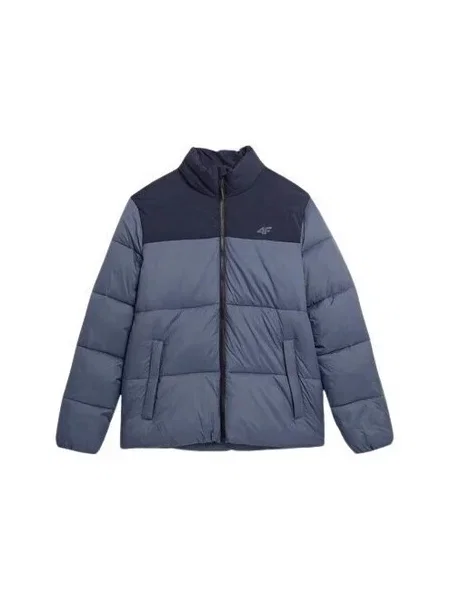 Pánska bunda 4F denim modrá