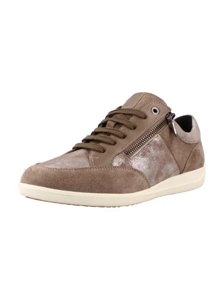 Sneakersy Geox brązowe
