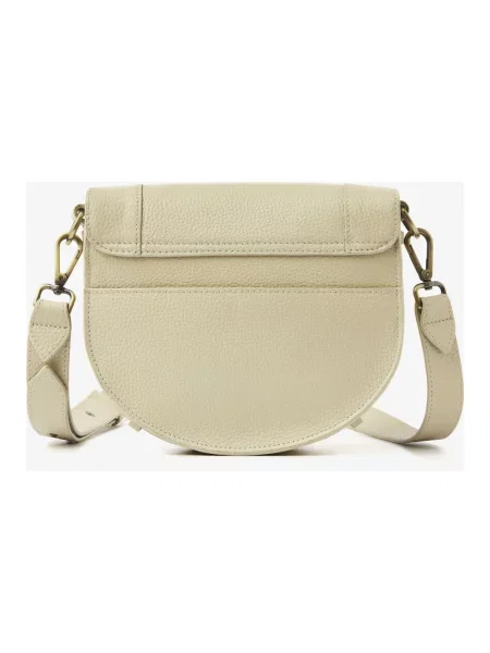 Torebka crossbody Via Vai skórzana beżowa