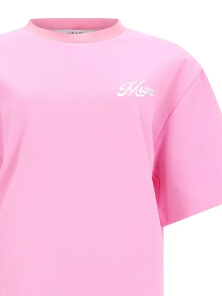 Scurt tricou Msgm cu imagine roz