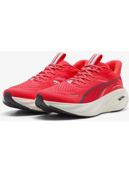 Buty do biegania Puma Magnify NITRO 3 czerwony czarny 40 biały