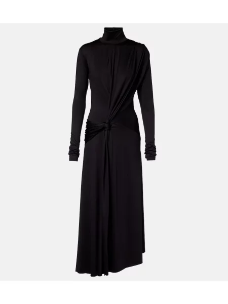 Rochie midi Victoria Beckham de costum negru