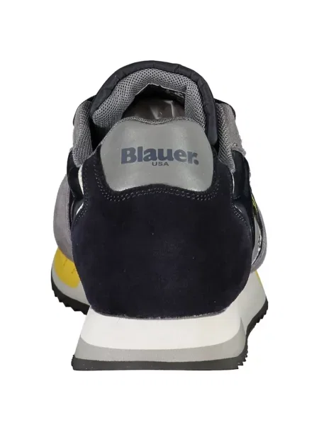 Sneakerși Blauer din piele de căprioară albastru