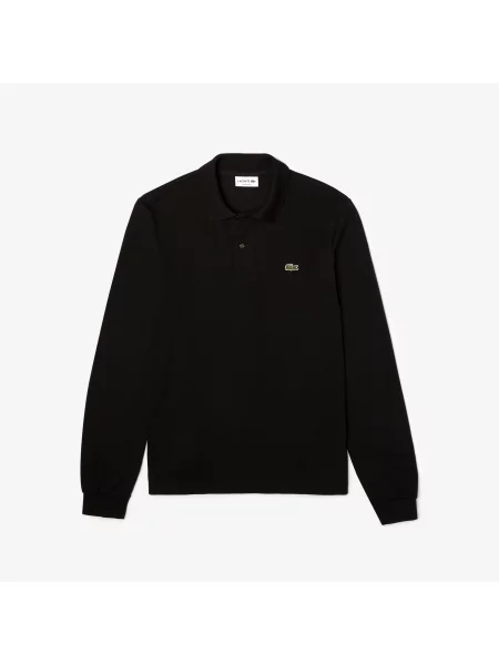 Поло Lacoste черное