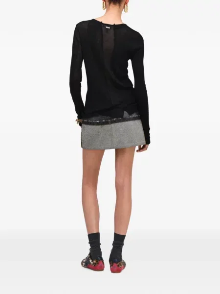 Lung top Marc Jacobs negru
