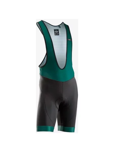 Spodenki rowerowe Northwave Active Evo czarno-zielono-turkusowe S czarne