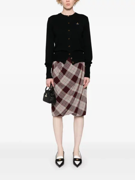 Плетена жилетка Vivienne Westwood черно