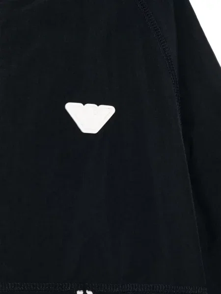 Kurtka dziecięca Emporio Armani niebieska
