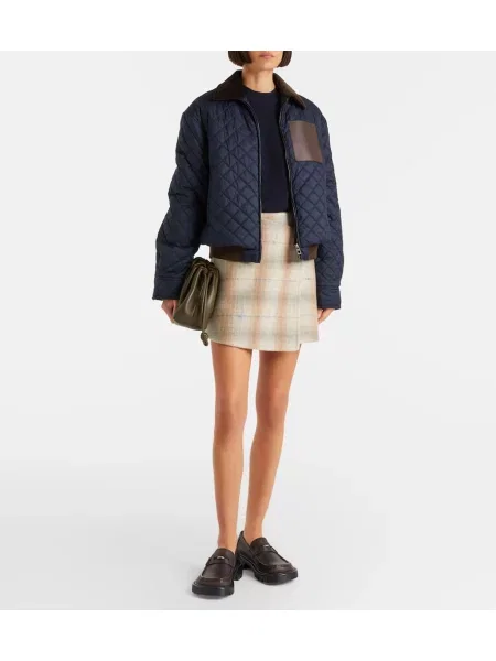Geacă Loewe de catifea cord albastru