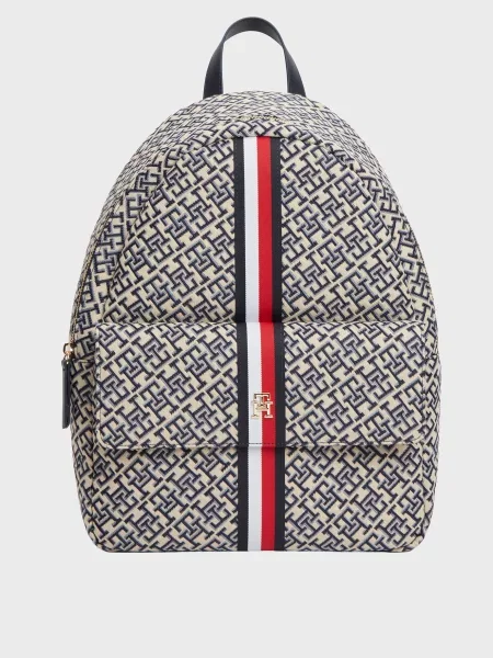 Жакардовий рюкзак Tommy Hilfiger з принтом
