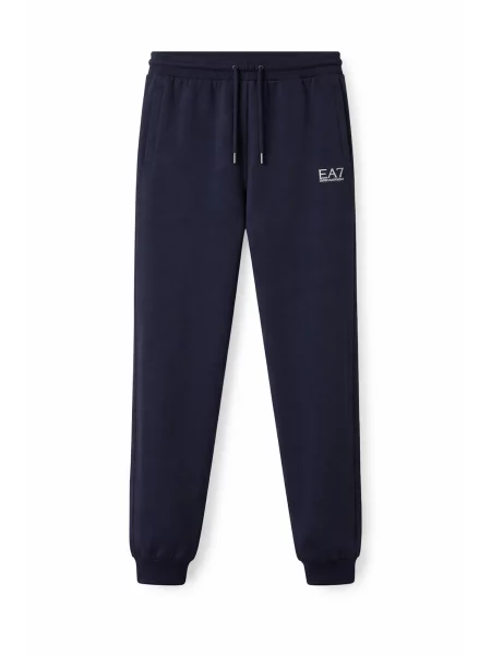 Emporio Armani Pantaloni albastru marin alb