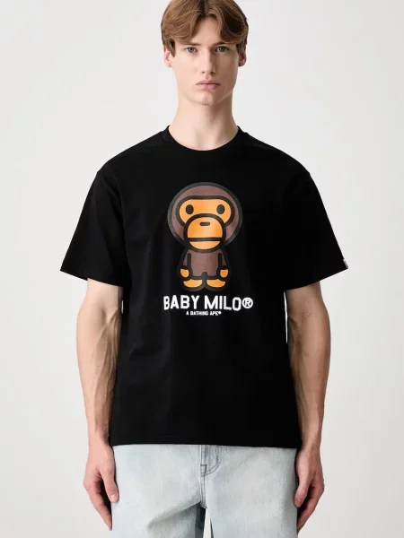 A Bathing Ape Baby Milo t-shirt ανδρικό μαύρο