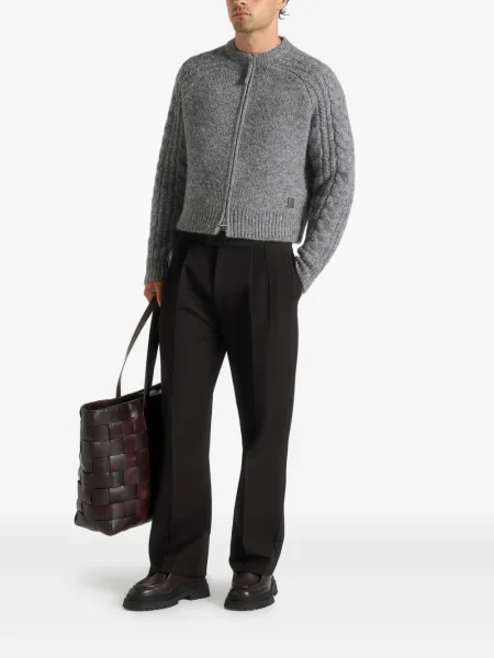 Pletený kardigan Manière De Voir šedý