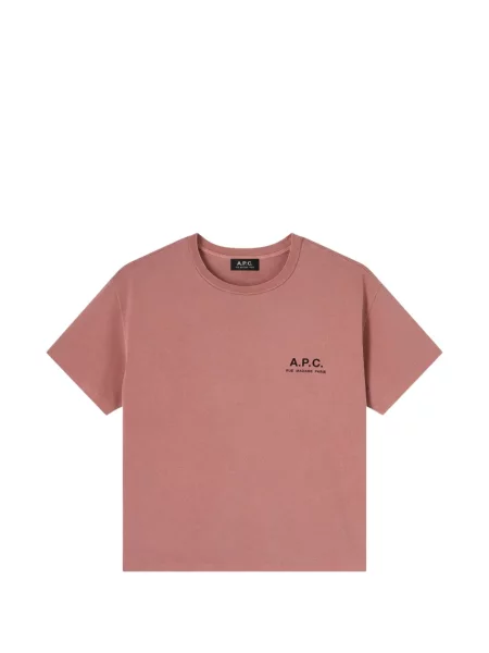 Tricou A.p.c. cu imagine roz